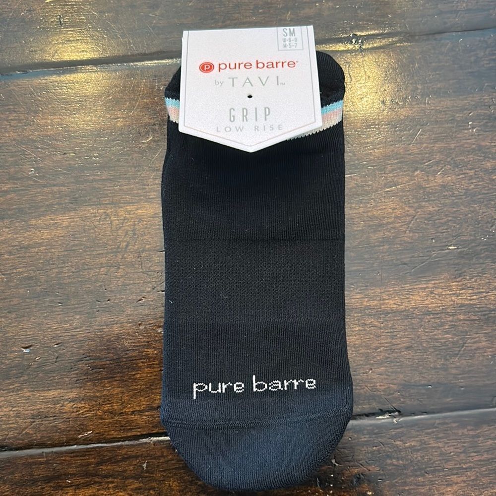 Brand New Pure Barre Pastel Stripe Socks